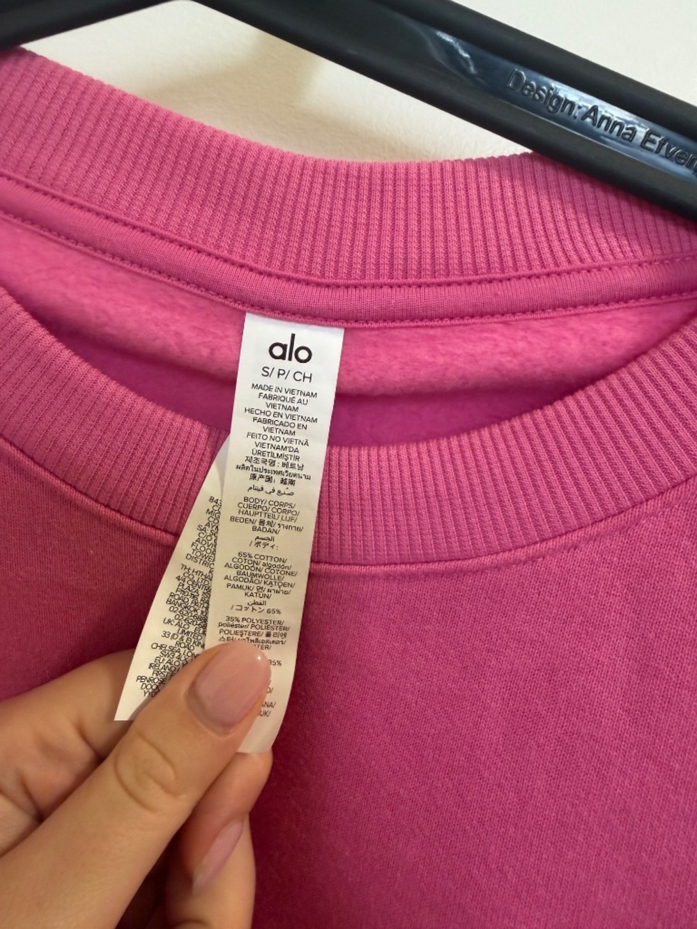 Alo pink paradise hoodie - Picture 4 of 6